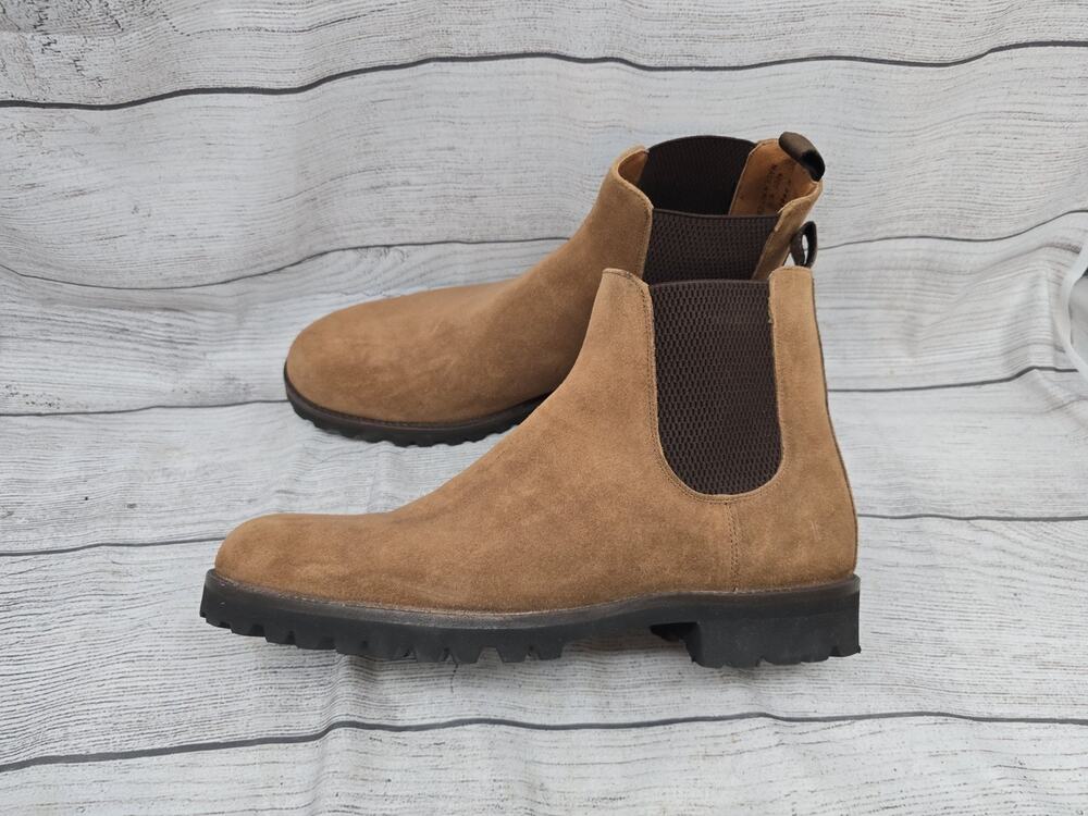 Frye Chelsea Boots Suede Men’s Size 10 D Pull Tab